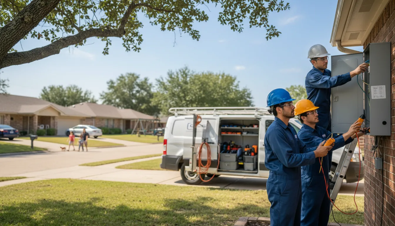 Certified electrician providing emergency electrical services in Claflin, KS